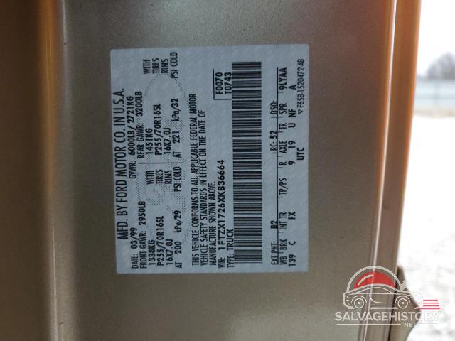 1FTZX1726XKB36664 1999 FORD All Models photo no. 12
